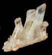 Tangerine Quartz Crystal Cluster - Madagascar #38950-1